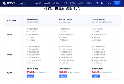 国外虚拟主机vps推荐 高性价比方案精选